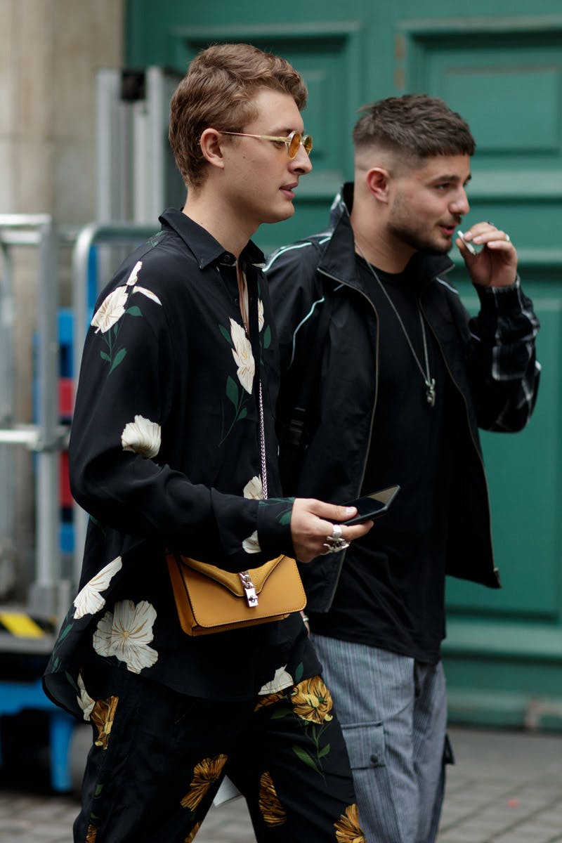 london fashion week street style18 LFW Leo Dicaprio Raf Simons