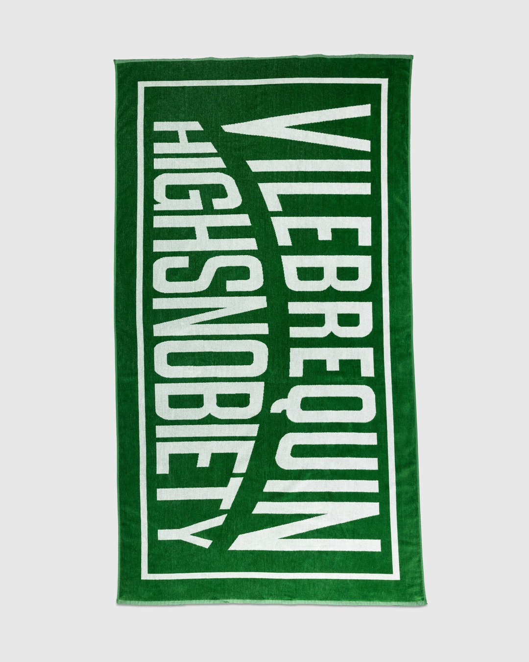 Vilebrequin x Highsnobiety – Logo Towel Sand - Towels - Green - Image 2