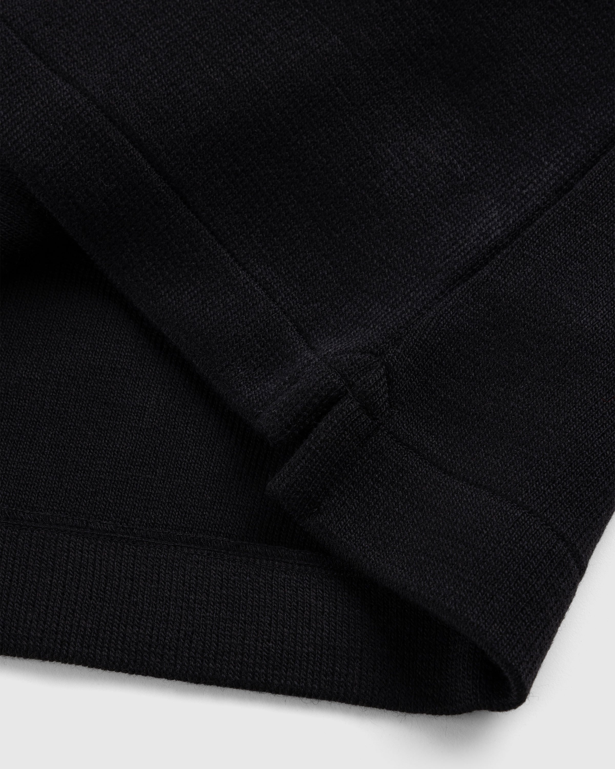 Our Legacy – Ile Piquet Black Pseudo Knit - Knitwear - Black - Image 5