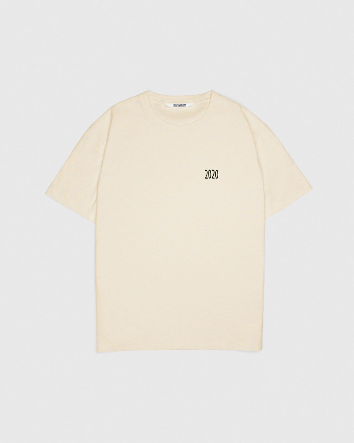 Highsnobiety – This Never Happened 2020 T-Shirt Eggshell - T-shirts - Beige - Image 2