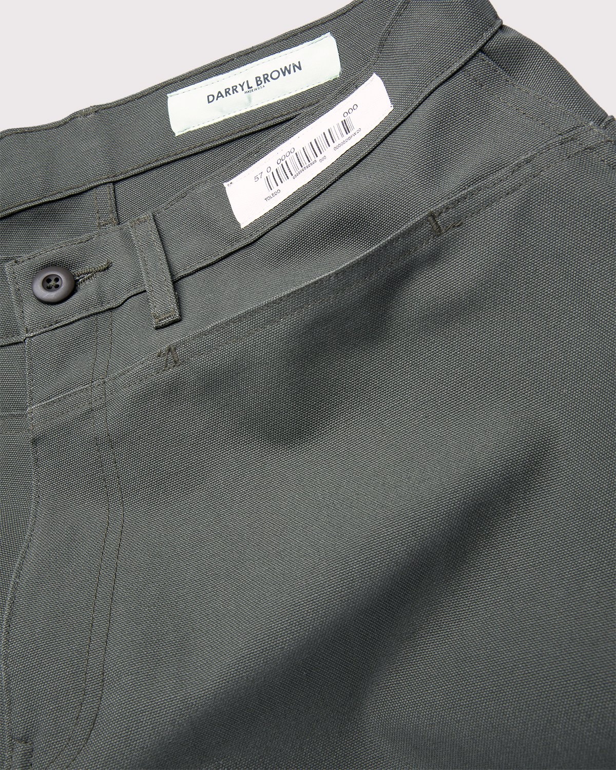 Darryl Brown – Japanese Cargo Pants Military Olive - Pants - Green - Image 3