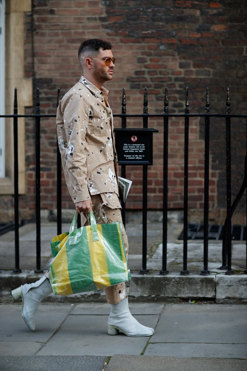london fashion week street style19 LFW Leo Dicaprio Raf Simons