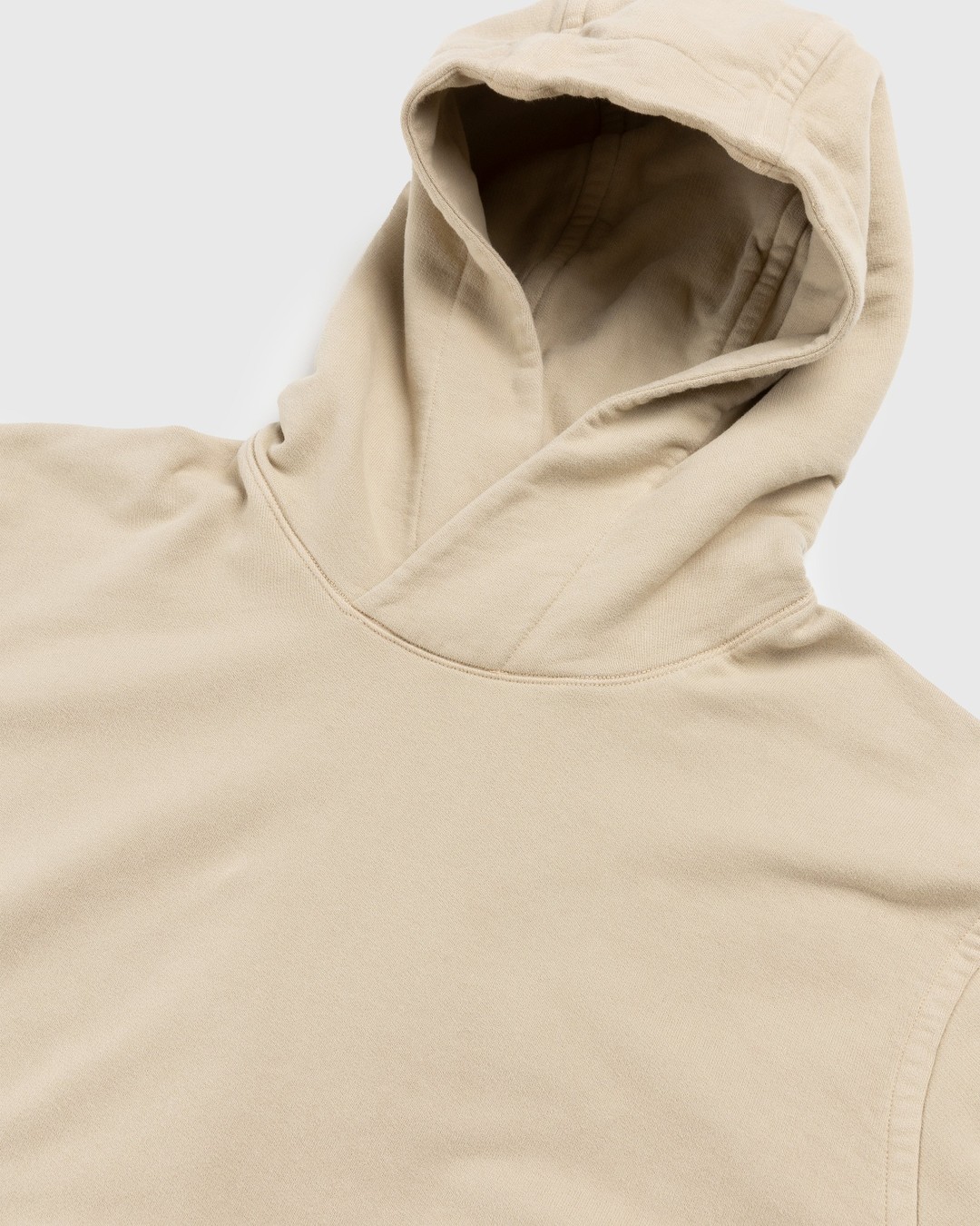 Stone Island – Garment-Dyed Fleece Hoodie Beige - Sweats - Beige - Image 3