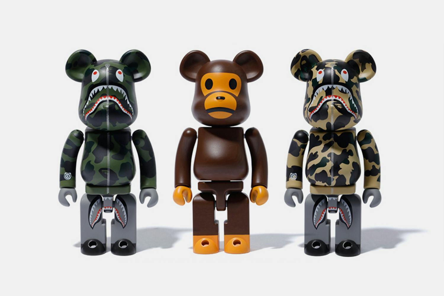 bape medicom toy bearbrick 1st camo shark baby milo A Bathing Ape
