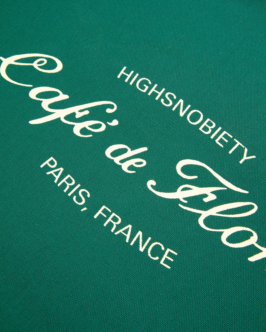 Highsnobiety – Not In Paris 3 x Café De Flore Tote Bag Green - Tote Bags - Green - Image 4