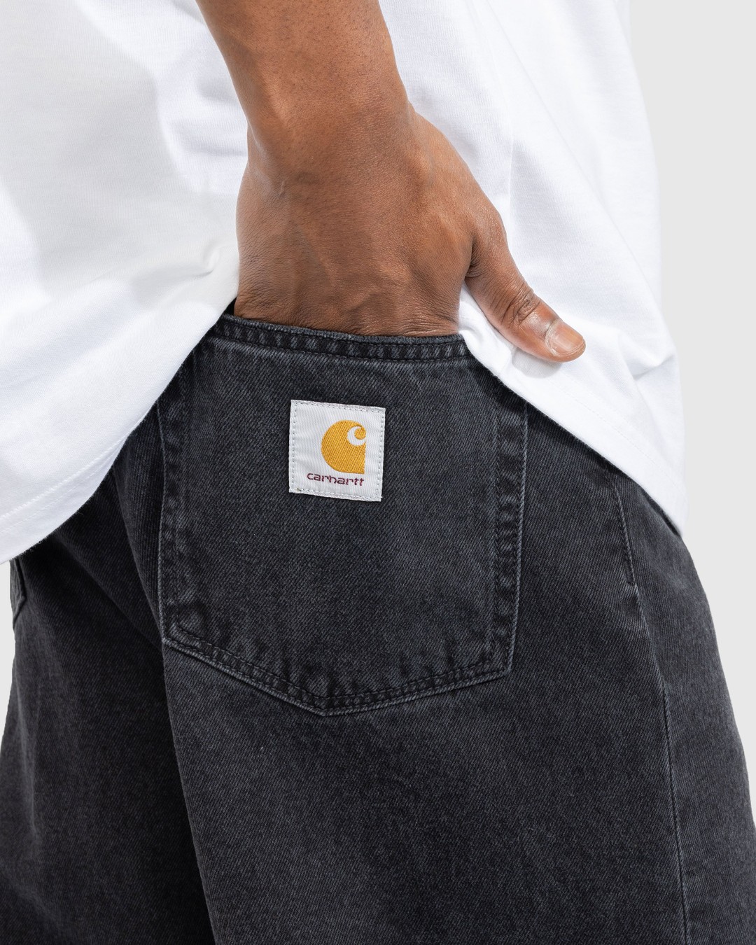 Carhartt WIP – Landon Pant Stonewashed Black - Pants - Black - Image 4