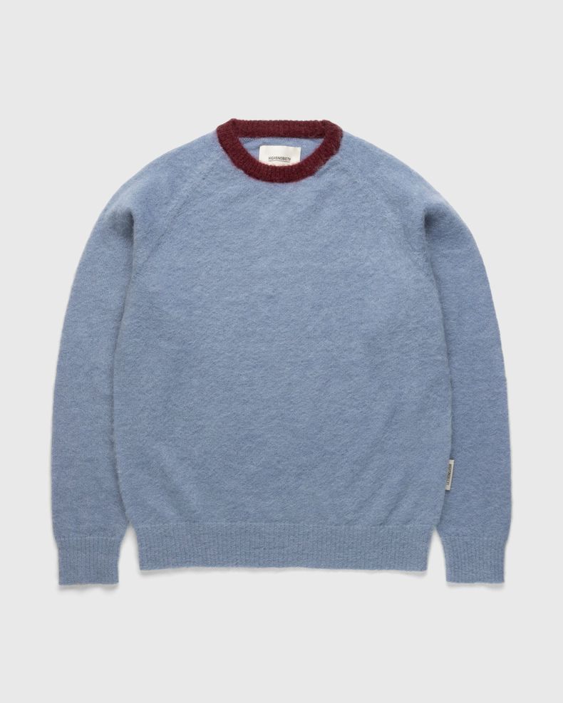 Highsnobiety – Alpaca Sweater Baby Blue