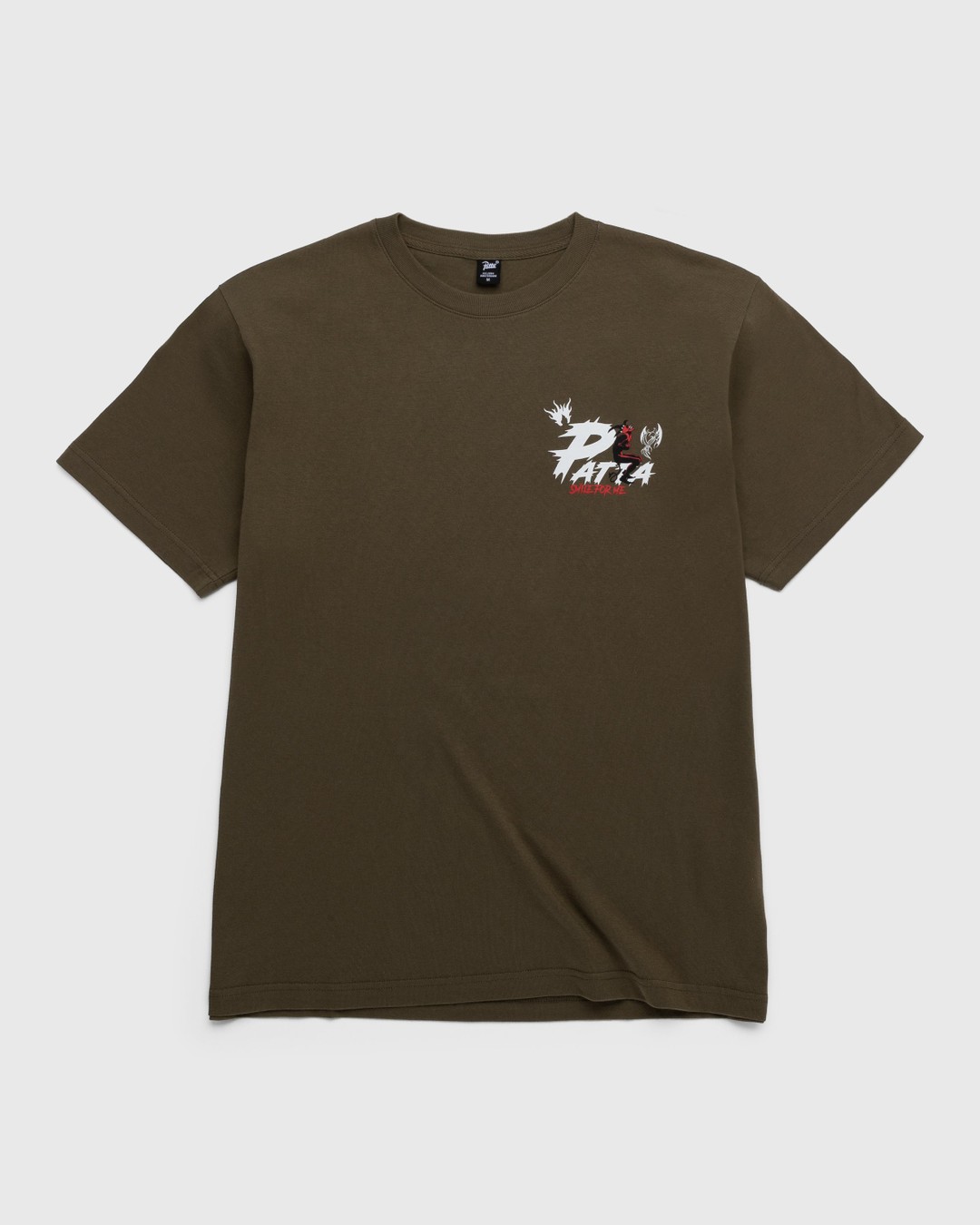 Patta – Smile For Me T-Shirt Tarmac - T-shirts - Green - Image 1