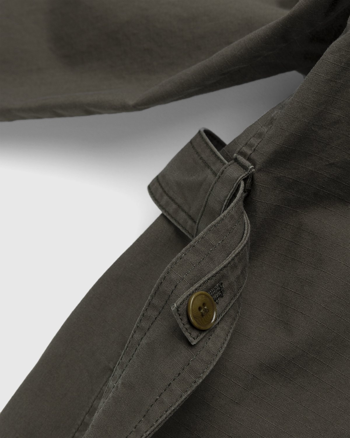 Acne Studios – Trench Coat Dark Olive - Outerwear - Green - Image 3