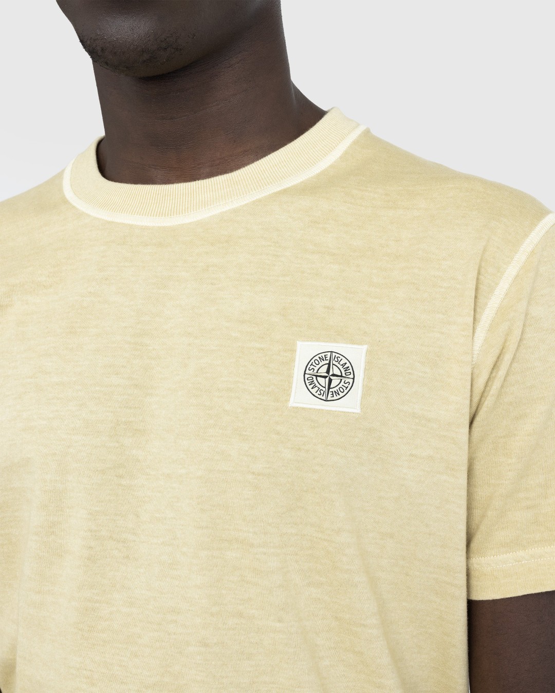Stone Island – Fissato T-Shirt Natural Beige - T-shirts - Beige - Image 4