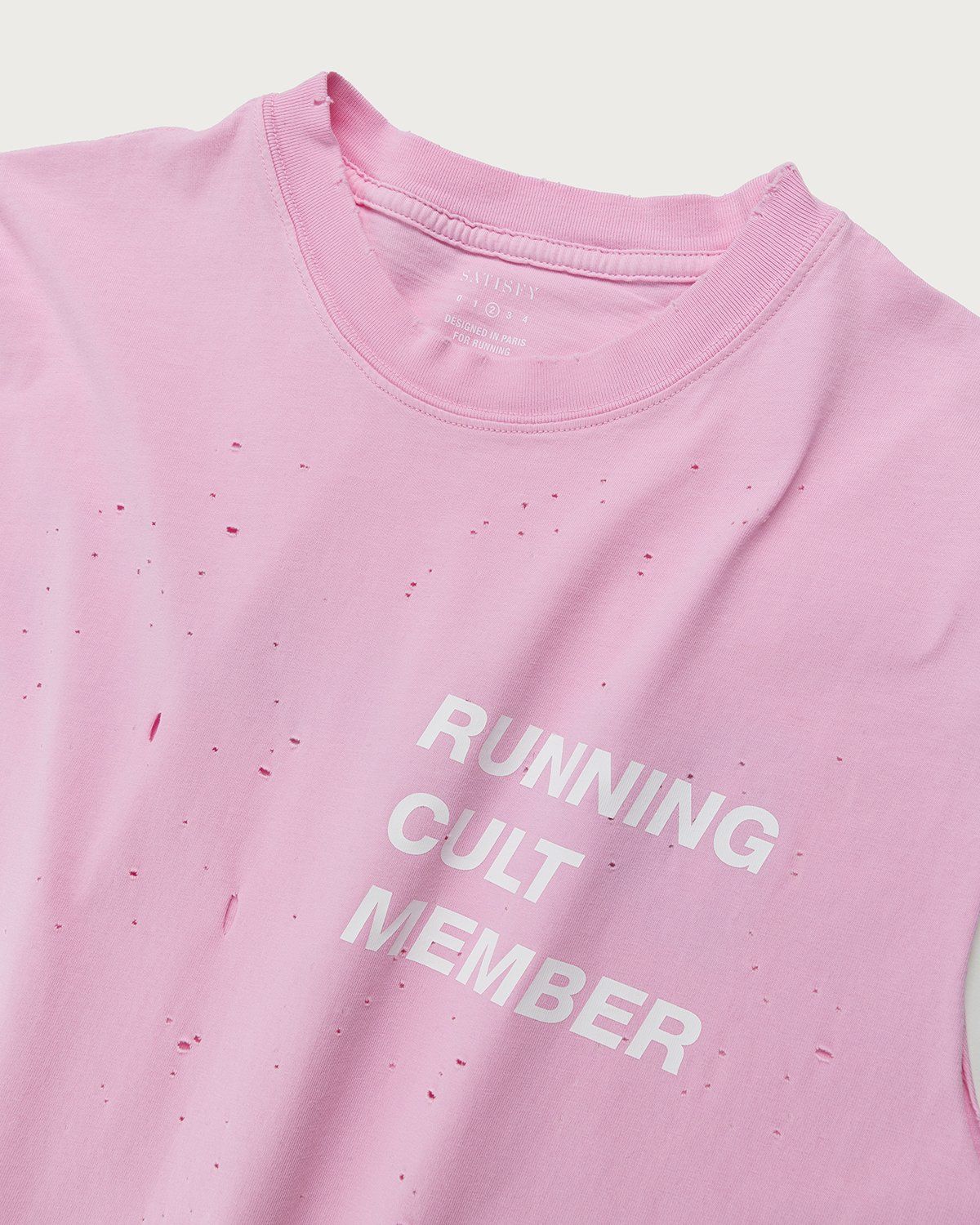 Satisfy x Highsnobiety – HS Sports Balance Muscle Tee Pink ...