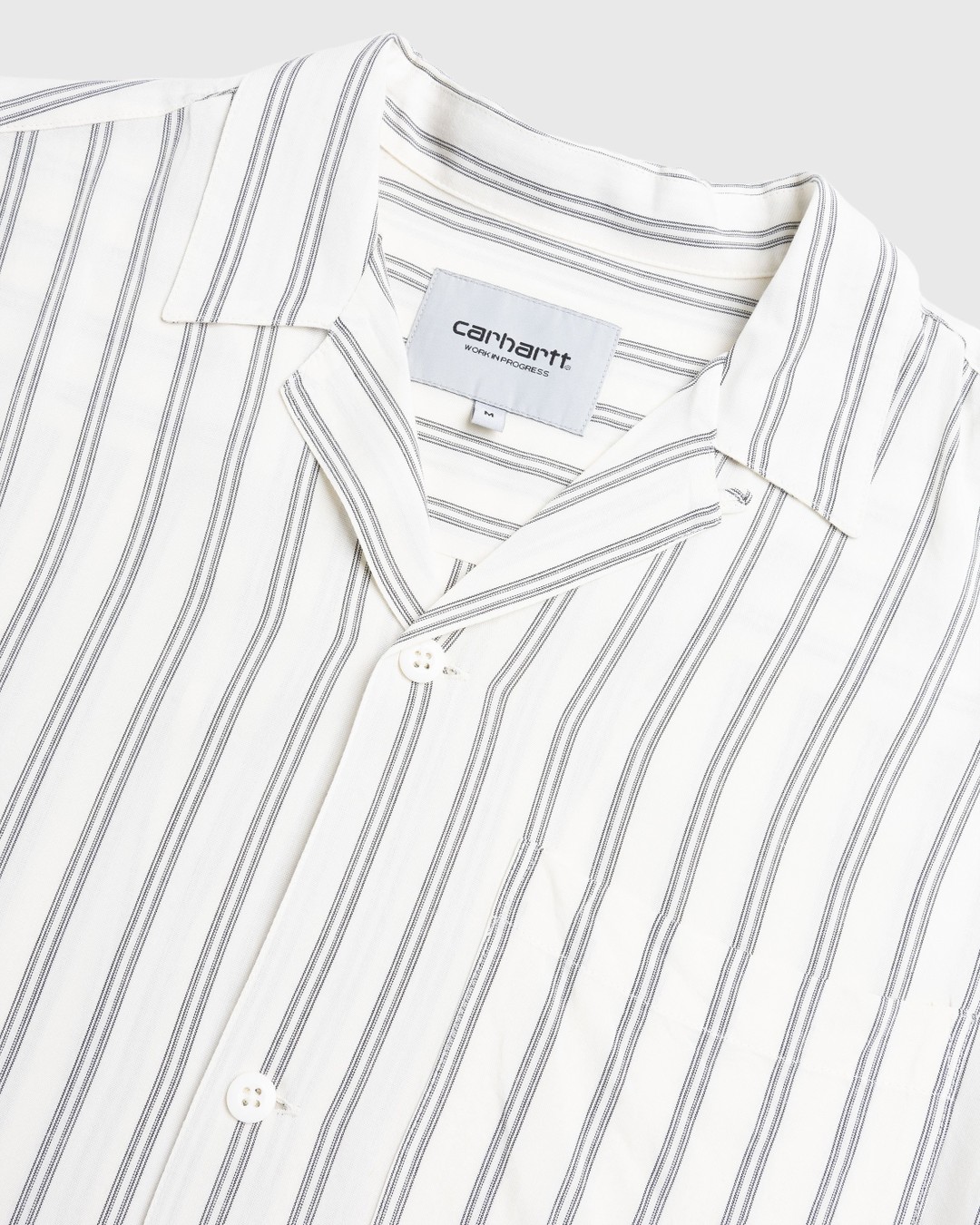 Carhartt WIP – Reyes Stripe Shirt Wax - Shirts - Beige - Image 6