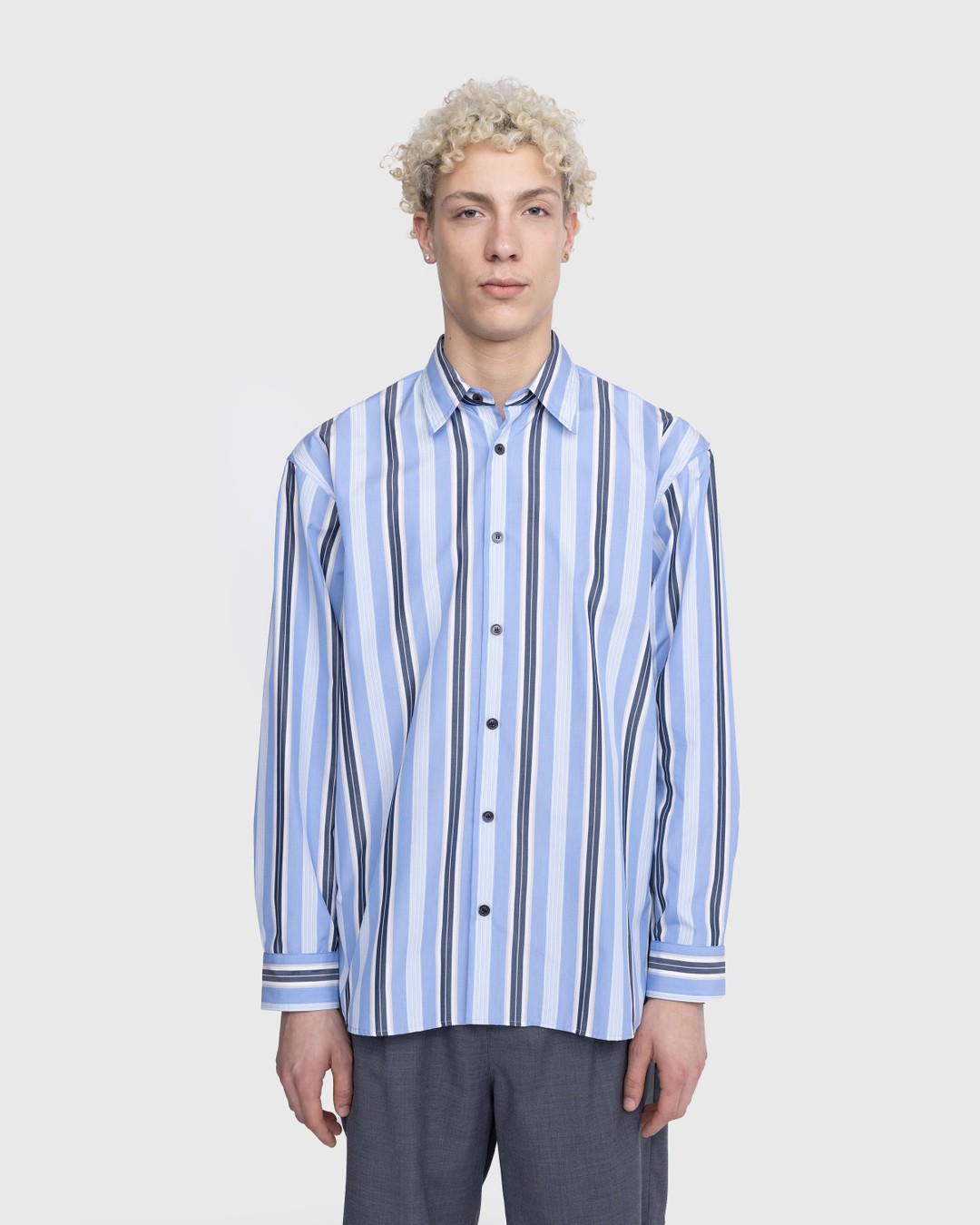 Dries van Noten – Croom Shirt Light Blue - Shirts - Blue - Image 2