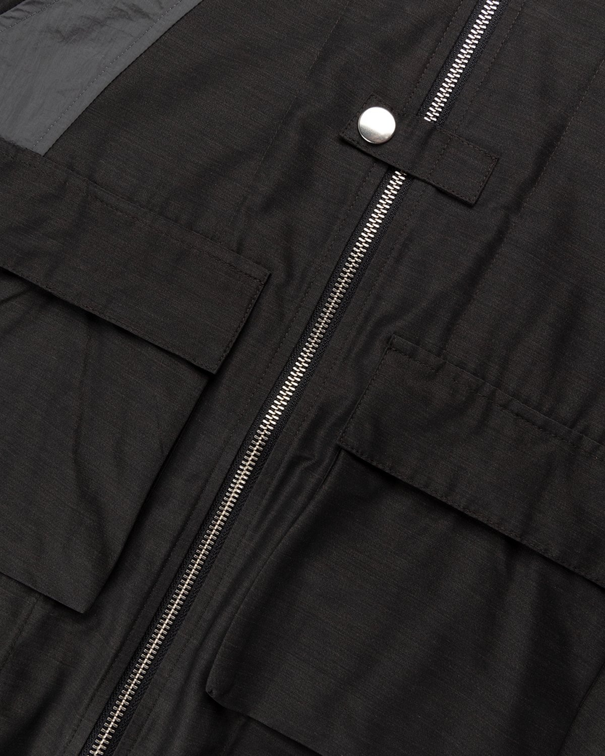 Arnar Mar Jonsson – Hraun Paneled Tracktop Charcoal - Outerwear - Brown - Image 3