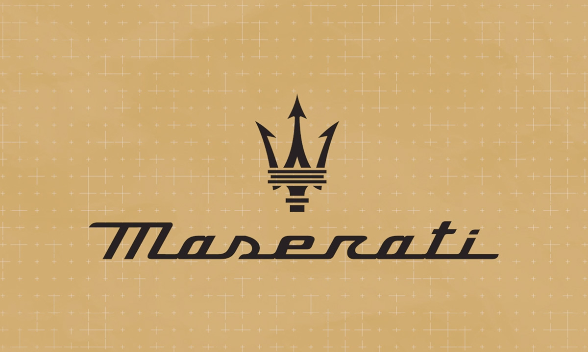 Maserati Oval Cloth Logo Trident Patch 