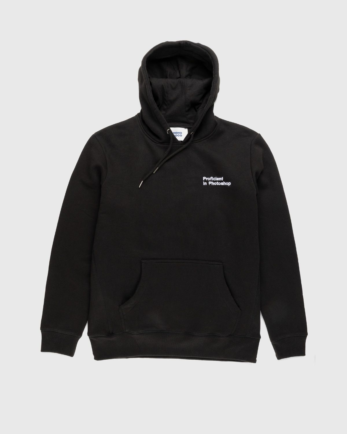 HO HO COCO – Proficient In Photoshop Hoodie Black - Sweats - Black - Image 1