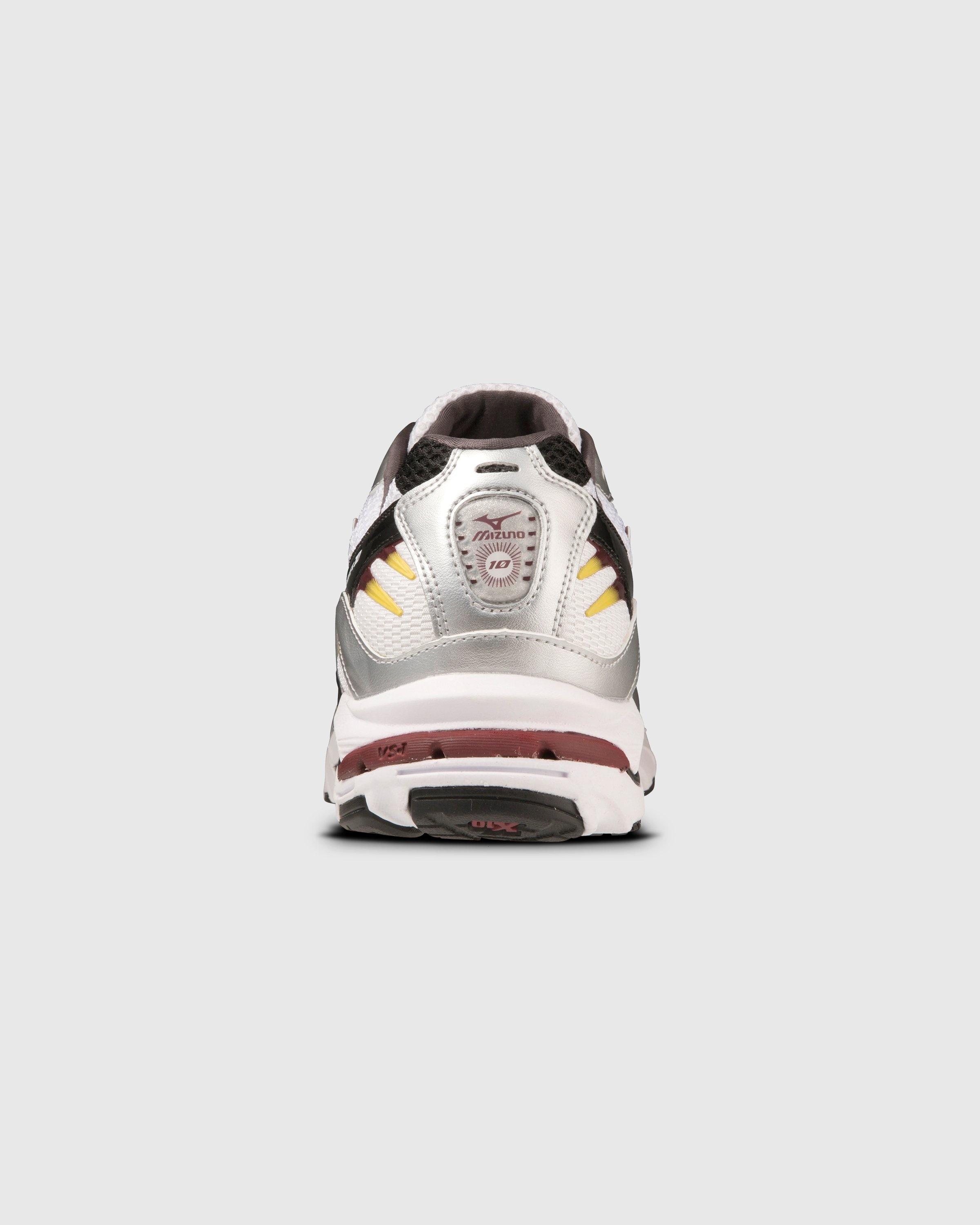 Mizuno – Wave Rider 10 White/Cabernet/Silver - Sneakers - Multi - Image 3