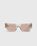 Saint Laurent – SL 572 Square Frame Sunglasses Yellow/Brown - Eyewear - Multi - Image 1
