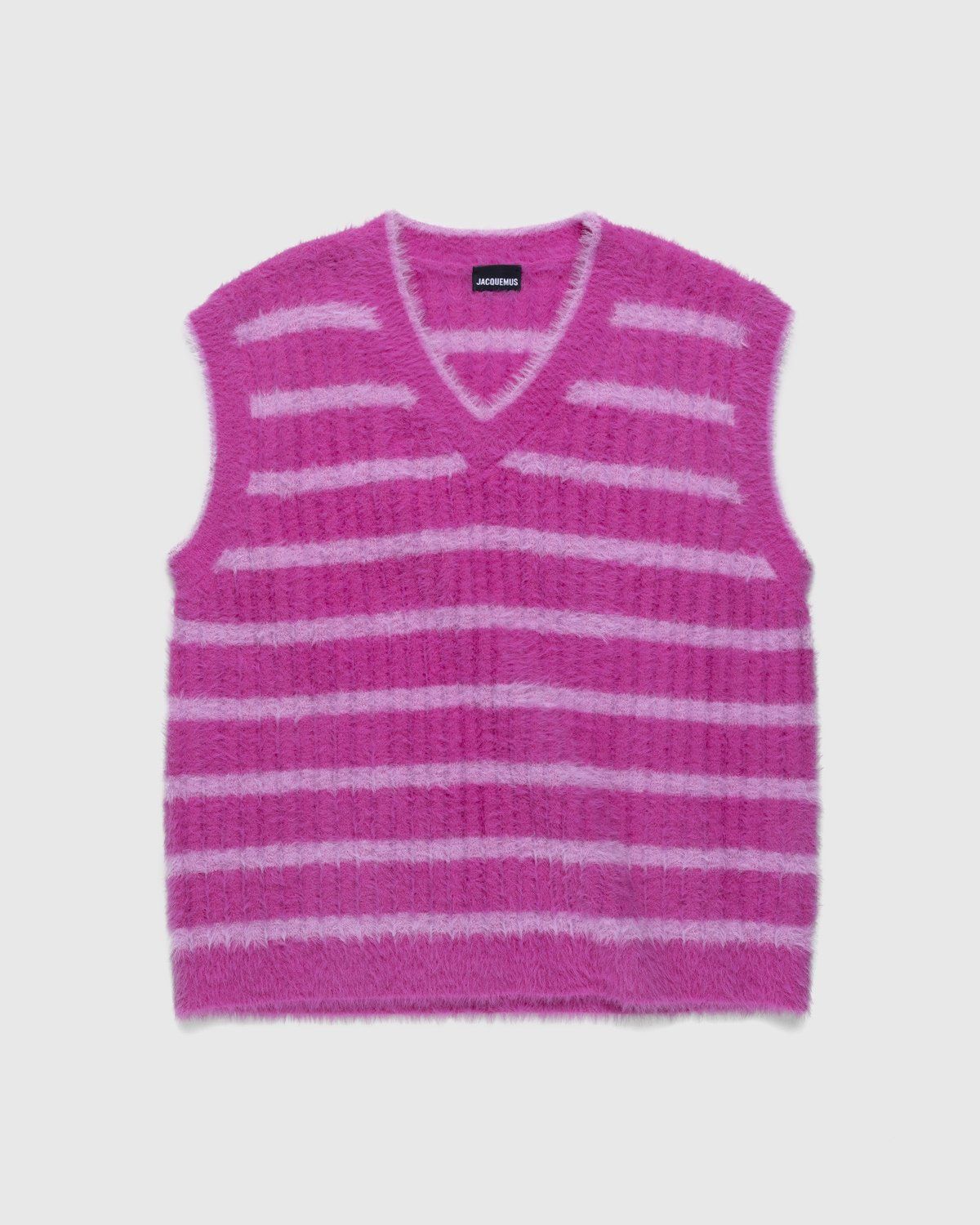 JACQUEMUS – Le Gilet Neve Multi-Pink - Knitwear - Pink - Image 1