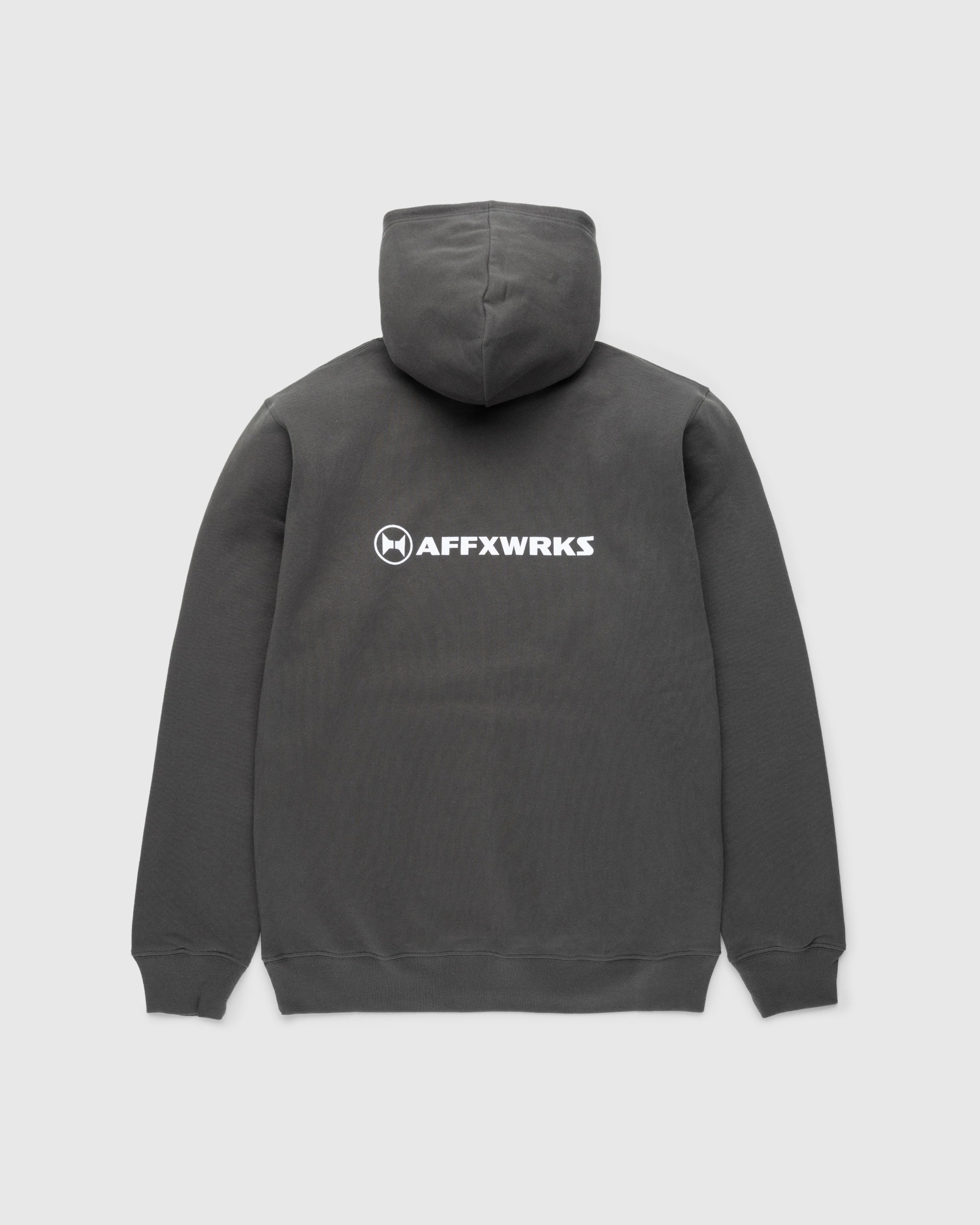 AFFXWRKS – AFFXWRKS Hoodie Washed Black - Sweats - Black - Image 2