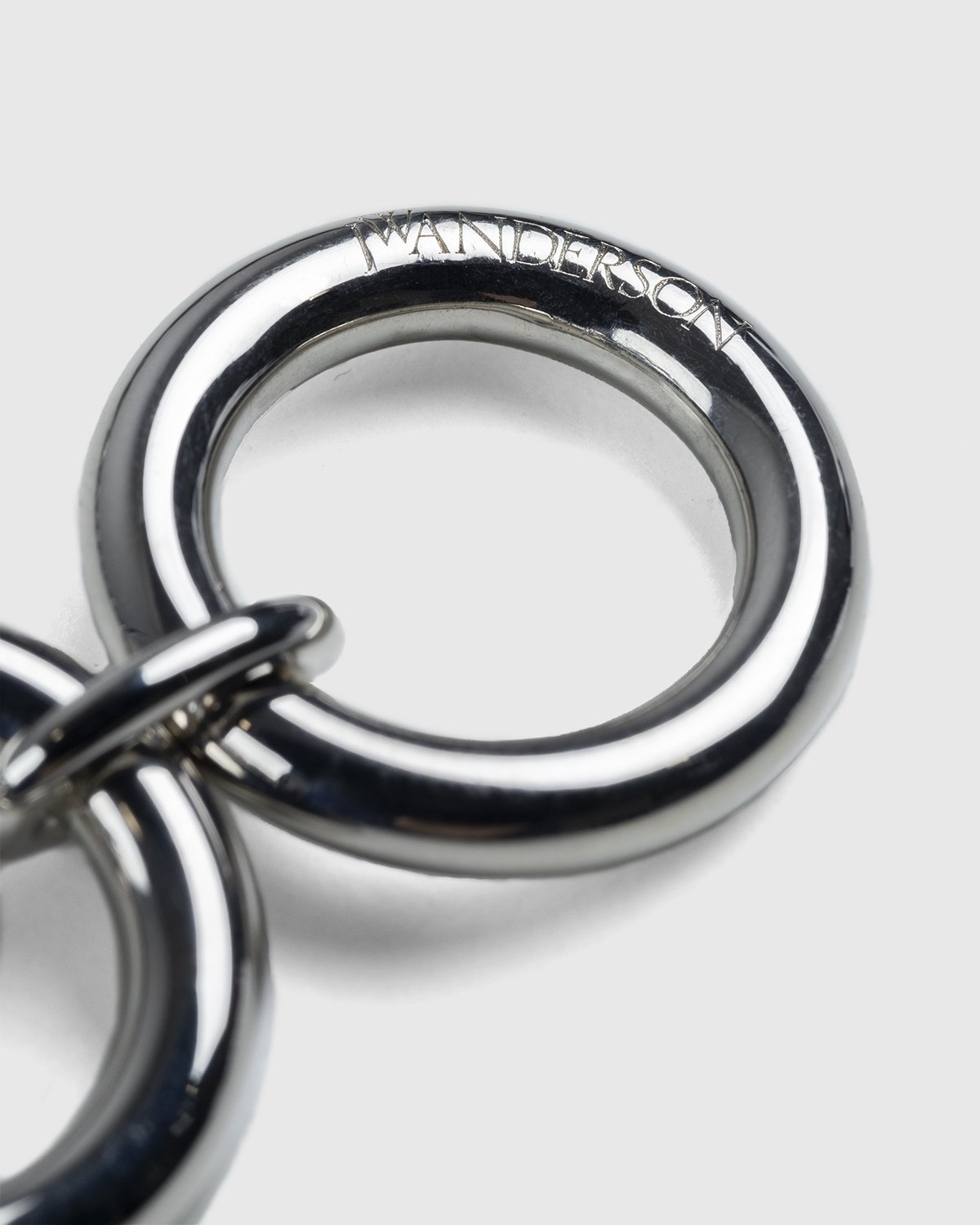 J.W. Anderson – Oversized Chain Necklace Silver Tone/Gunmetal - Jewelry - Silver - Image 3