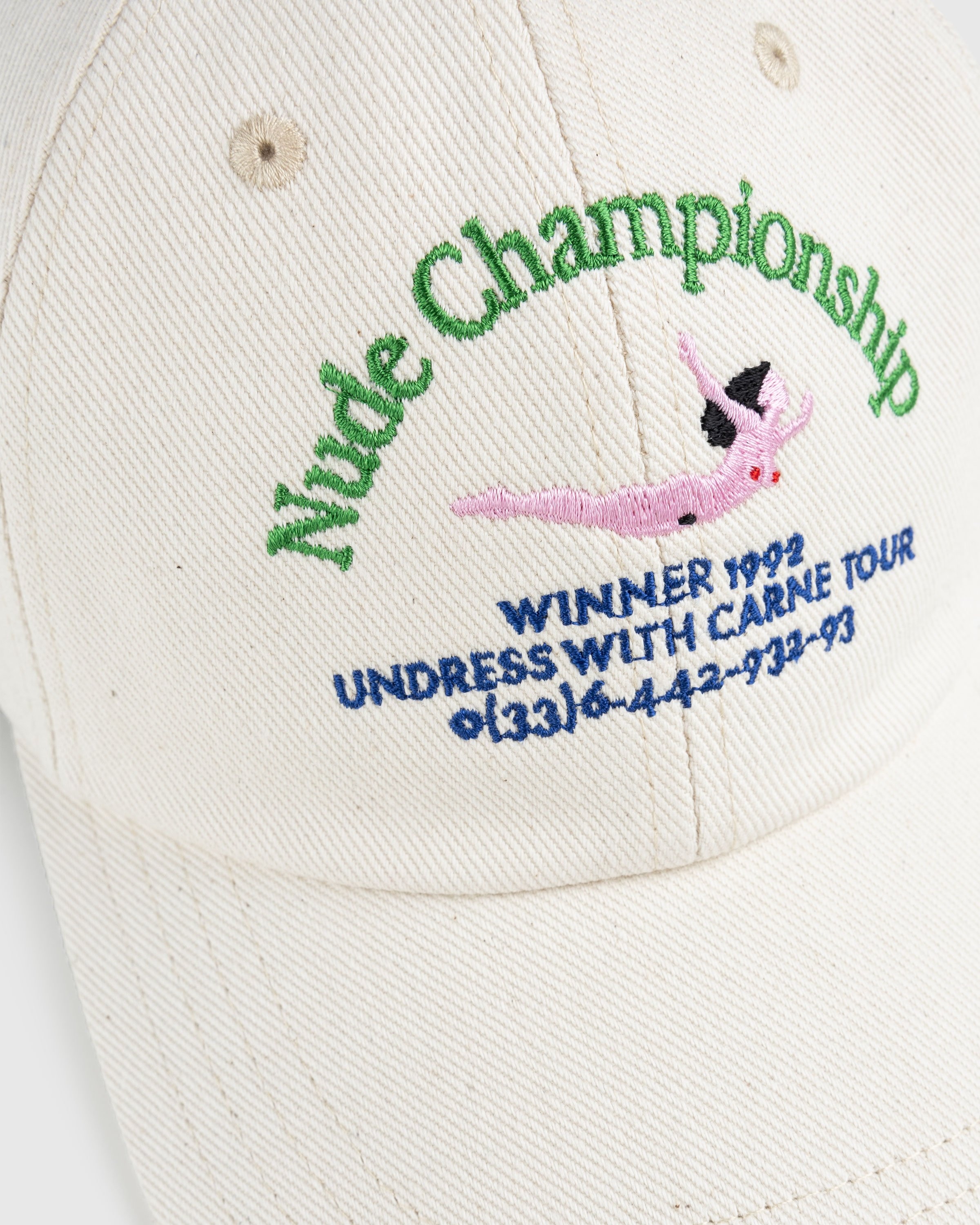 Carne Bollente – Nude Championship Cap Beige - Hats - Beige - Image 4