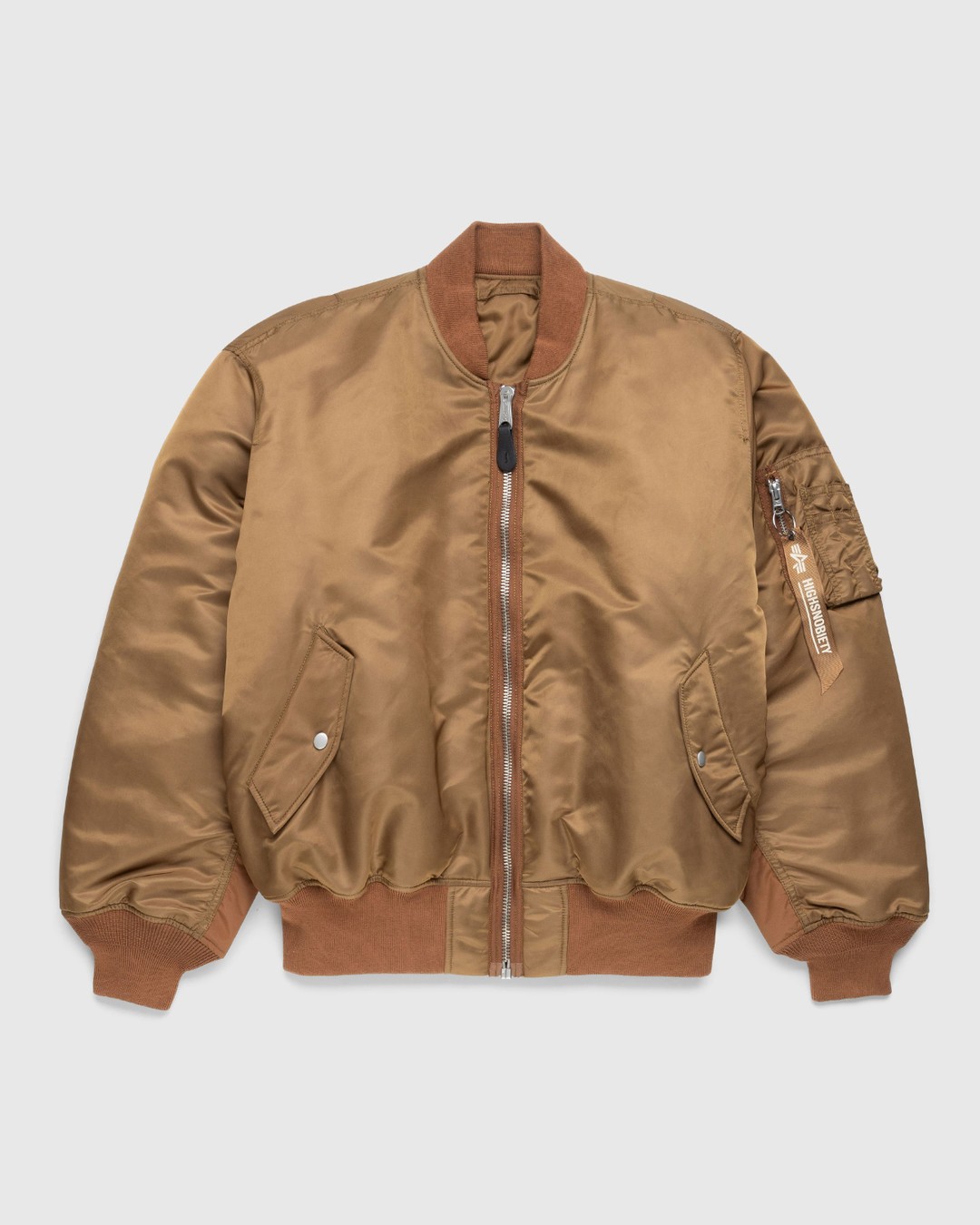 Alpha Industries x Highsnobiety – MA-1 Bomber Golden Brown - Bomber Jackets - Brown - Image 1