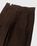 Jil Sander – Cotton Trousers Dark Brown - Trousers - Brown - Image 3