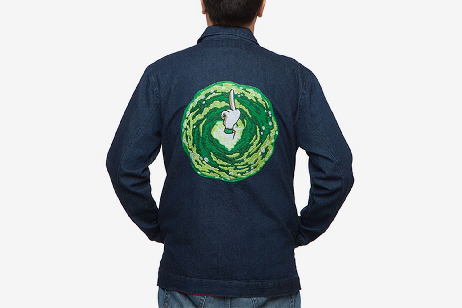 Rick And Morty Watch Me Go Denim Jacket
