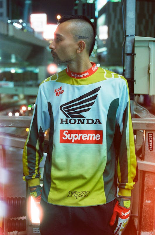 Supreme Announces Collab With Fox Racing & Honda