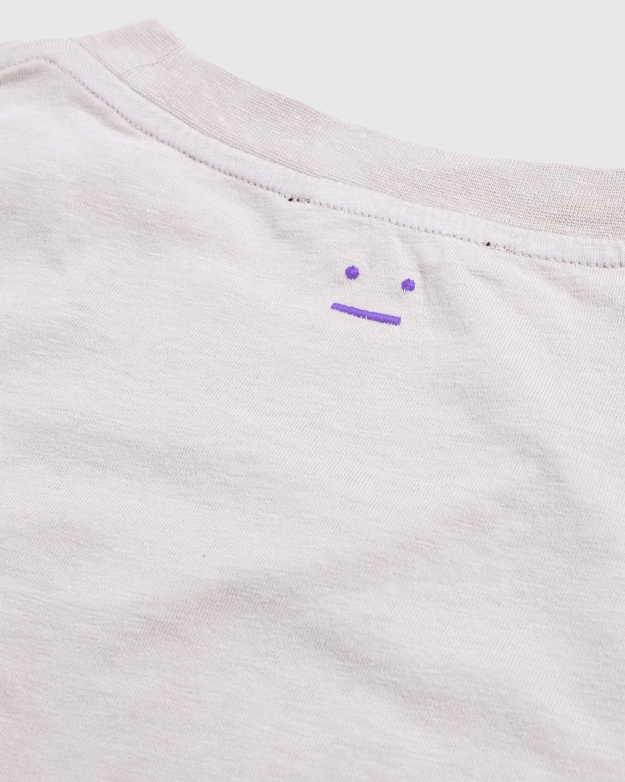 Acne Studios – Cropped T-Shirt Dusty Beige - Tops - Beige - Image 5