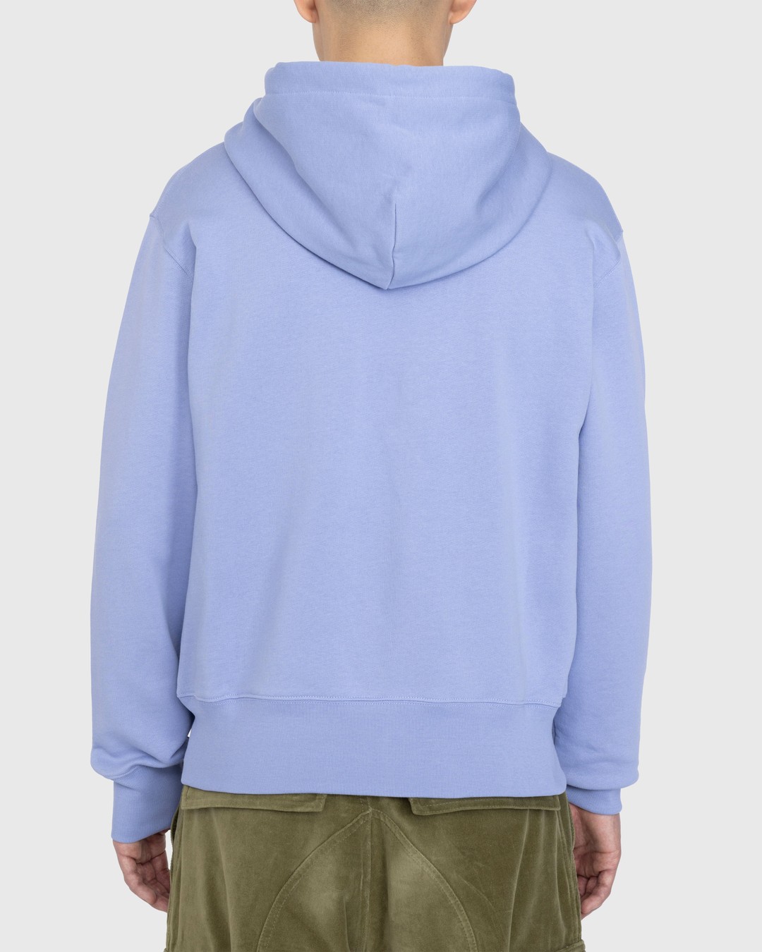 Acne Studios – Organic Cotton Hooded Sweatshirt Purple - Sweats - Purple - Image 4