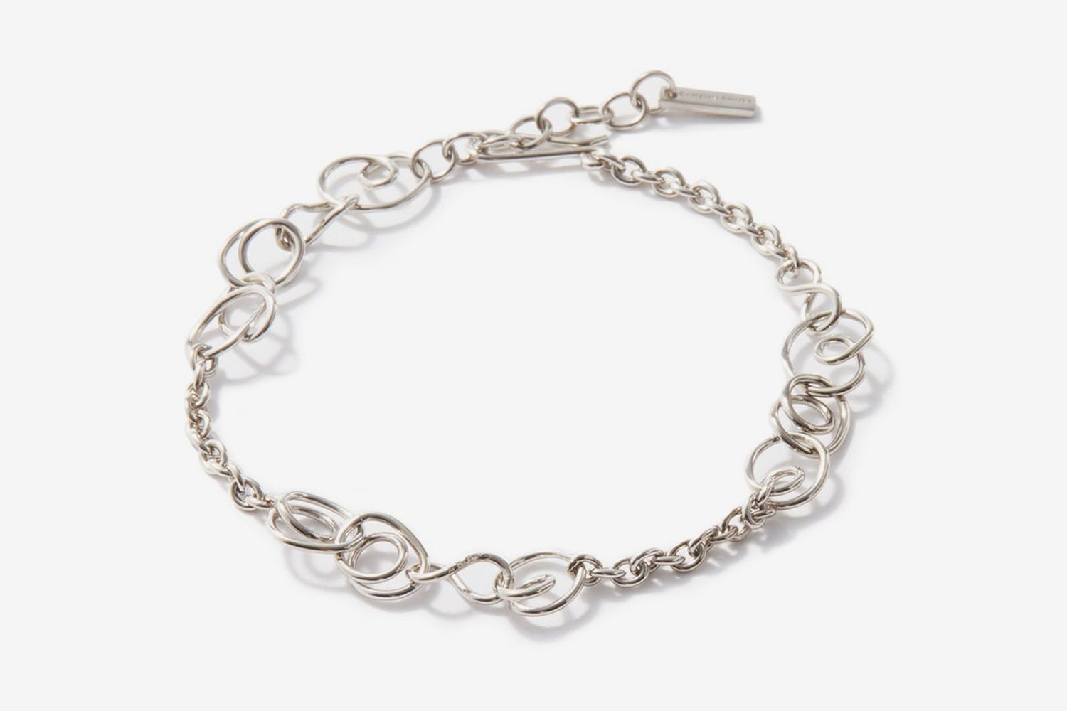 Platinum Plated Recycled Sterling Silver Bracelet
