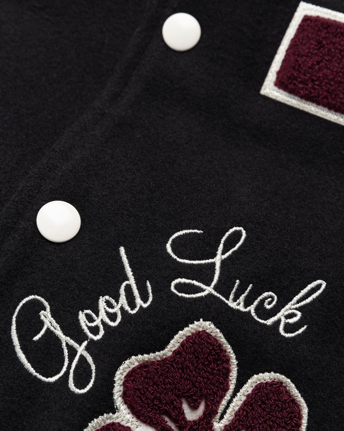 Patta – Lucky Charm Varsity Jacket Black - Outerwear - Black - Image 7