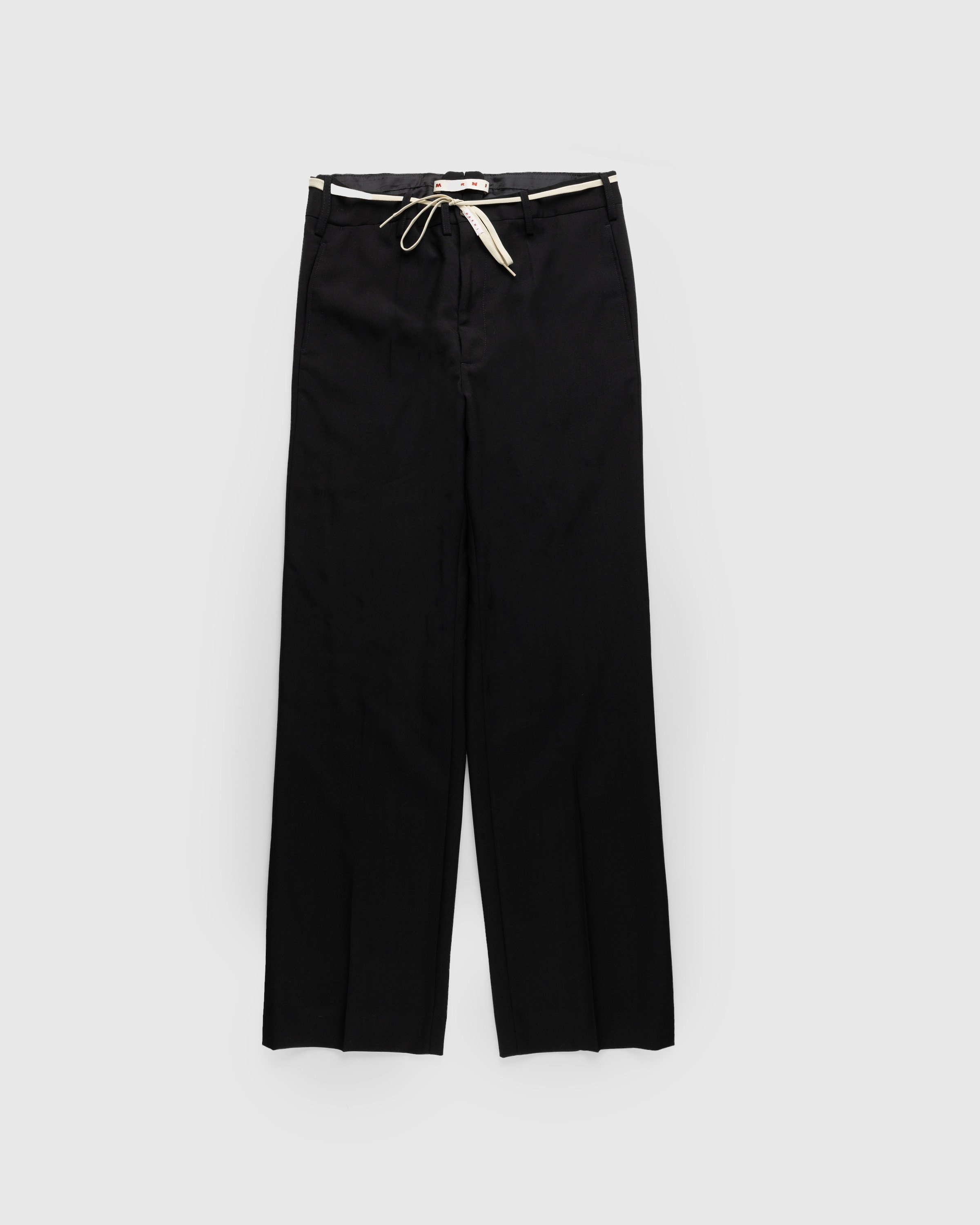 Marni – Wool Pant Black | Highsnobiety Shop