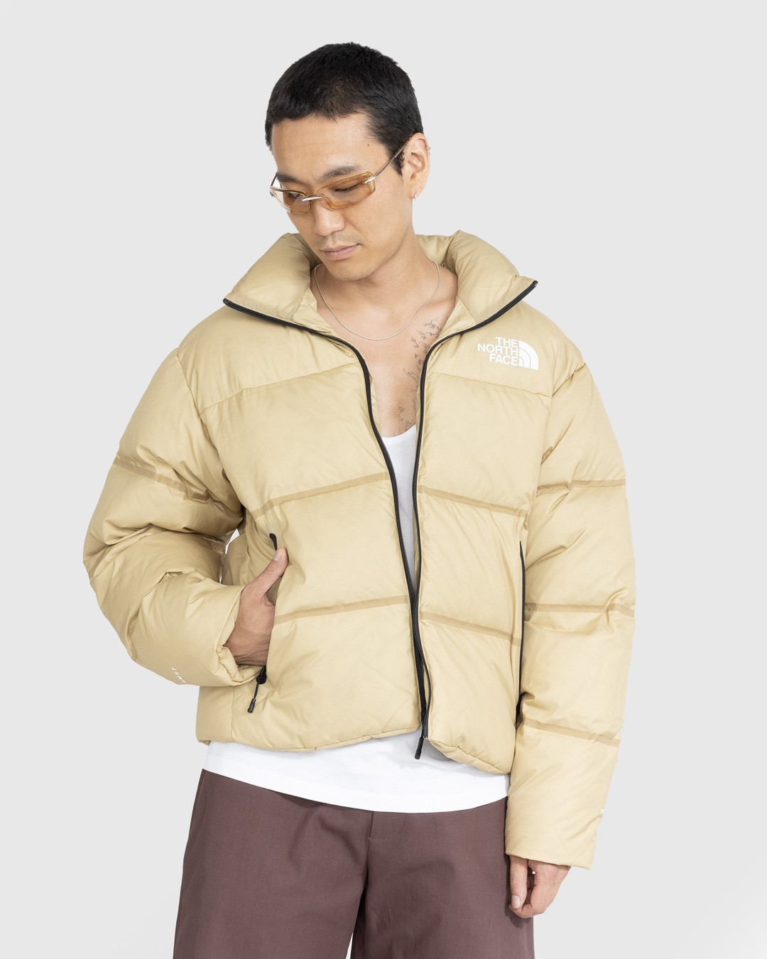 The North Face – Nuptse Khaki Stone - Outerwear - Beige - Image 2