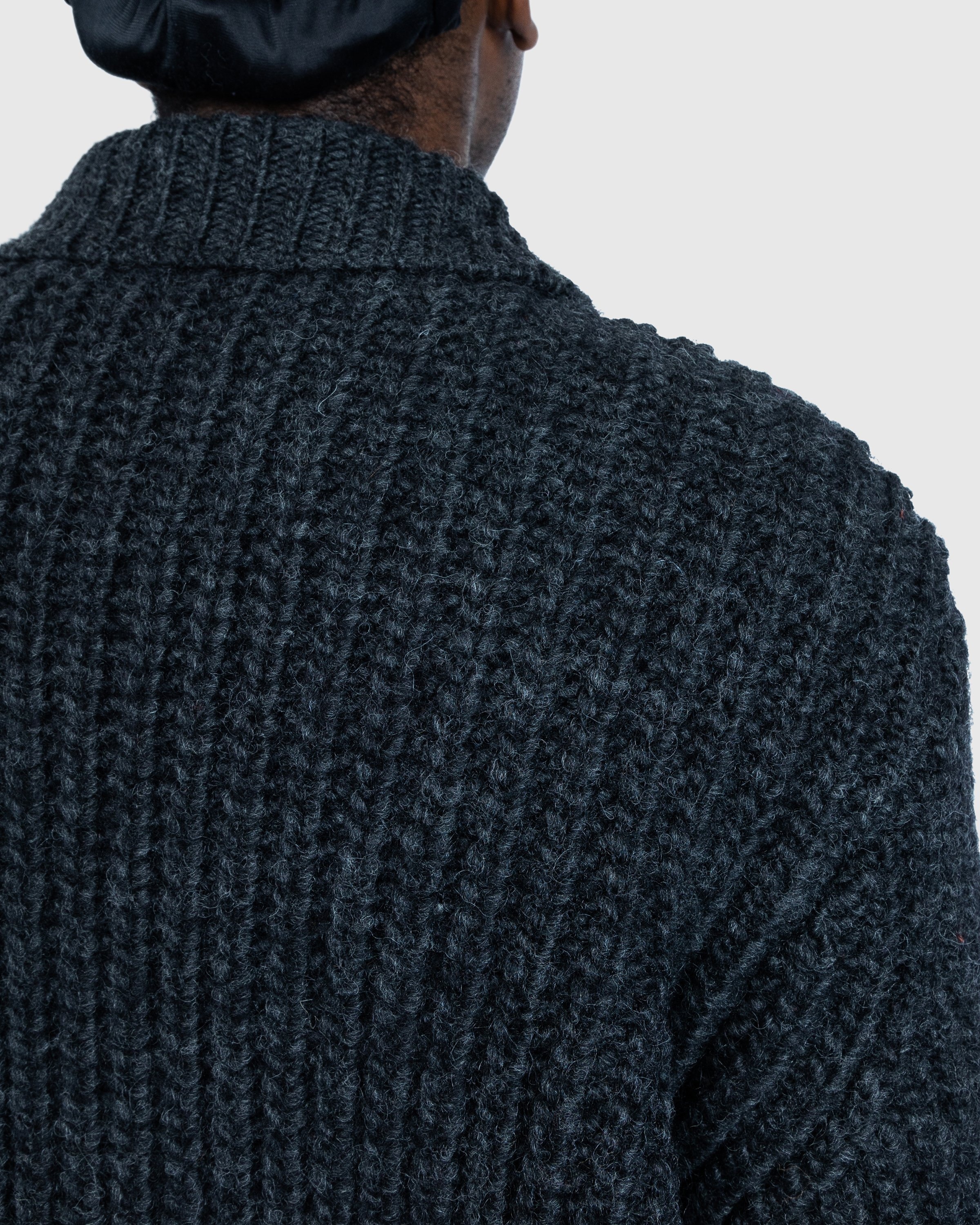 Our Legacy – Big Piquet Wolf Grey - Knitwear - Grey - Image 6