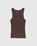 Rib Tank Brunette