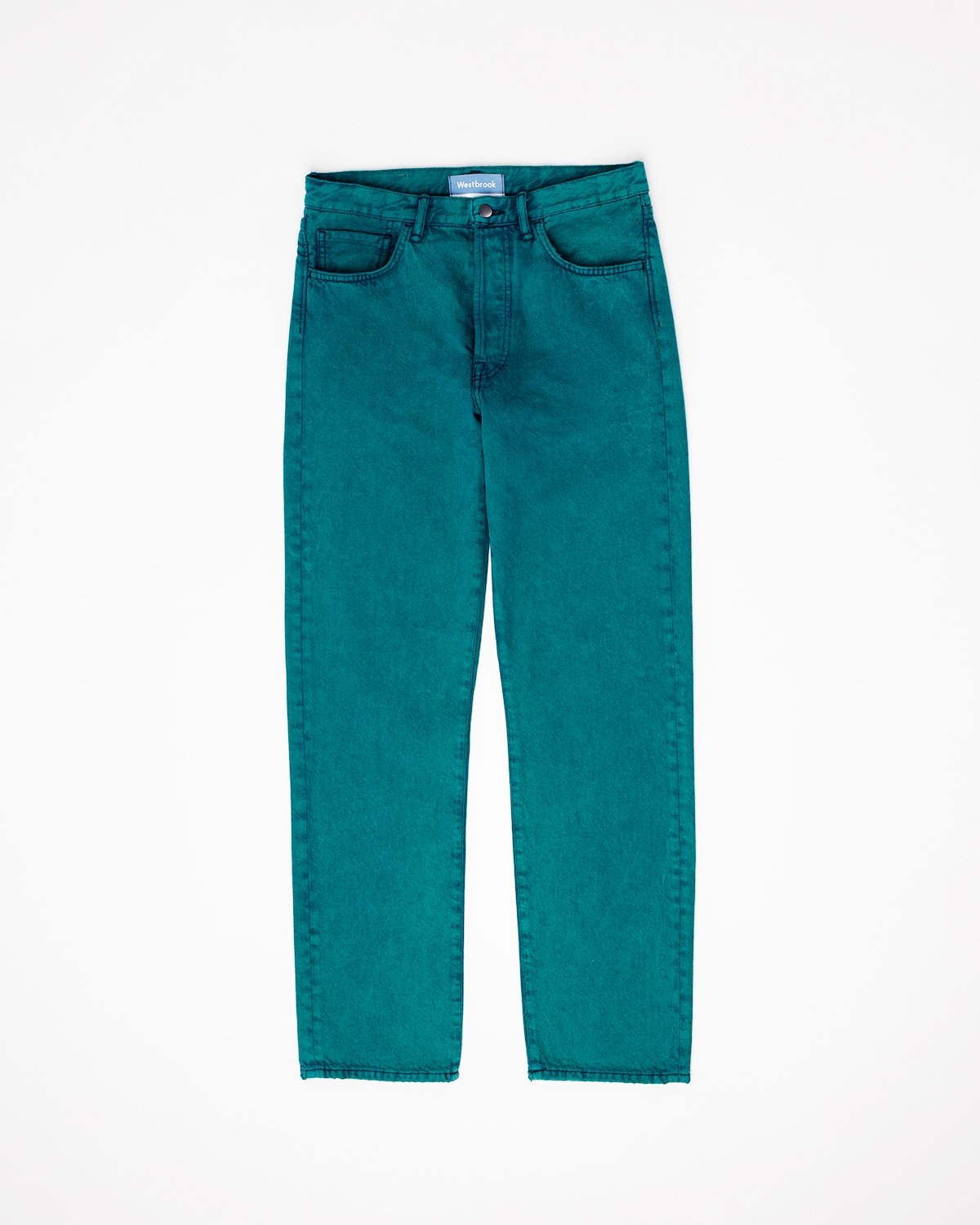 Acne Studios – Overdyed Jeans Jade Green - Denim - Green - Image 1