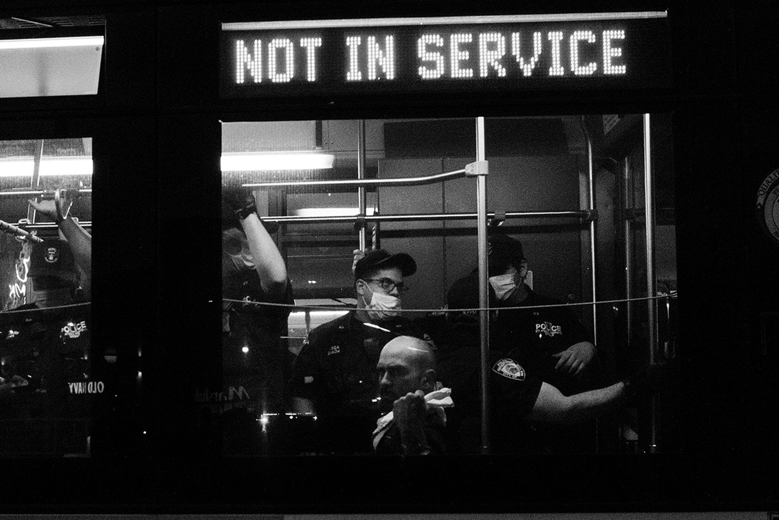 Not in Service sign