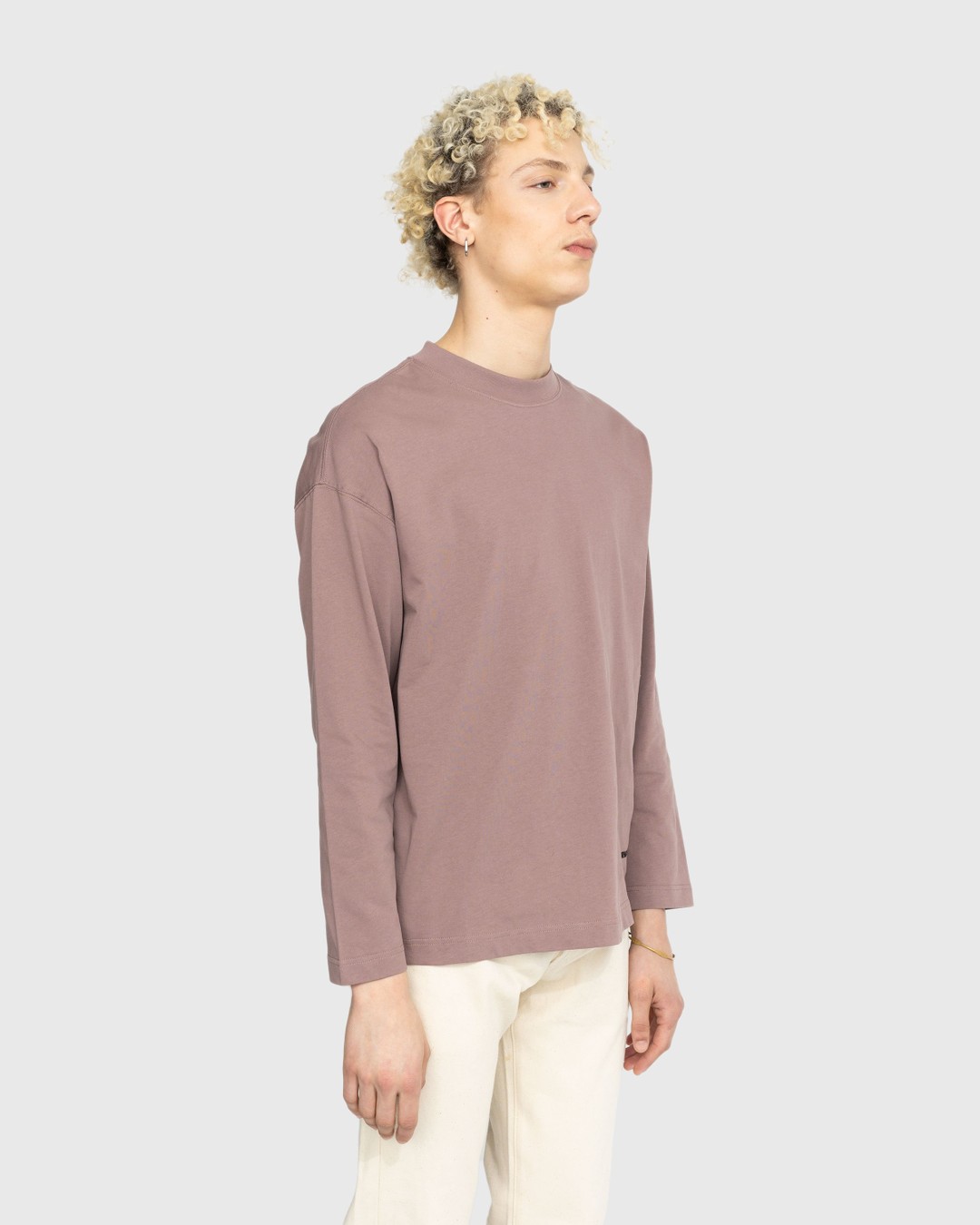 Carhartt WIP – Link Script Longsleeve T-Shirt Lupinus/Black - Tops - Black - Image 4
