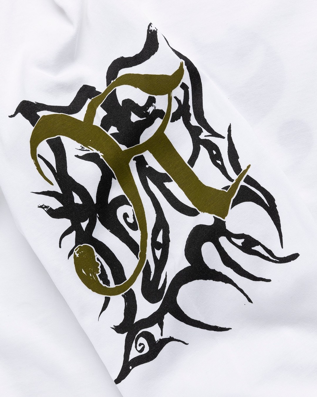 Carhartt WIP x Herrensauna – Logo Long Sleeve White Black Cypress - Longsleeves - White - Image 7