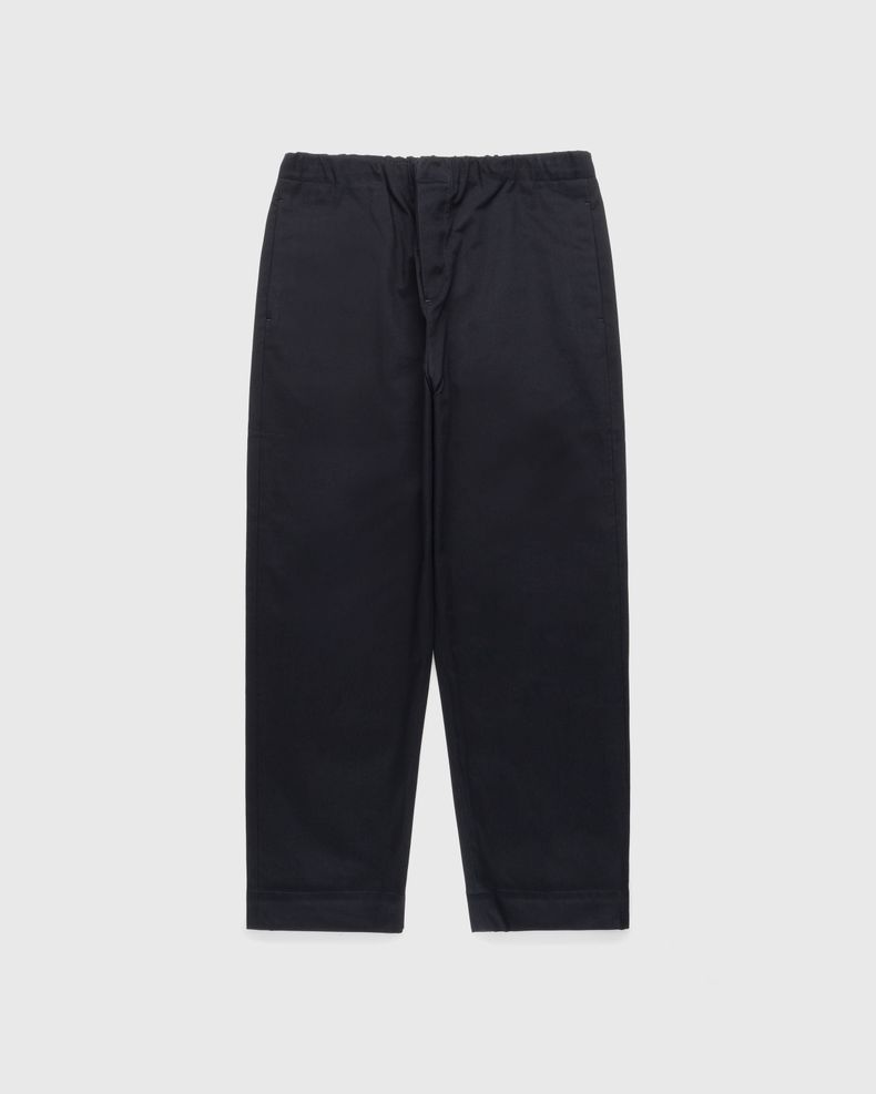 Ed Unlined Drawstring Trousers Black