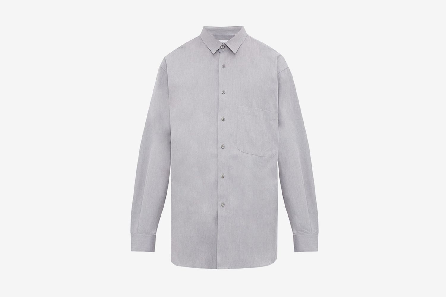 Batwing-Sleeve Cotton Shirt