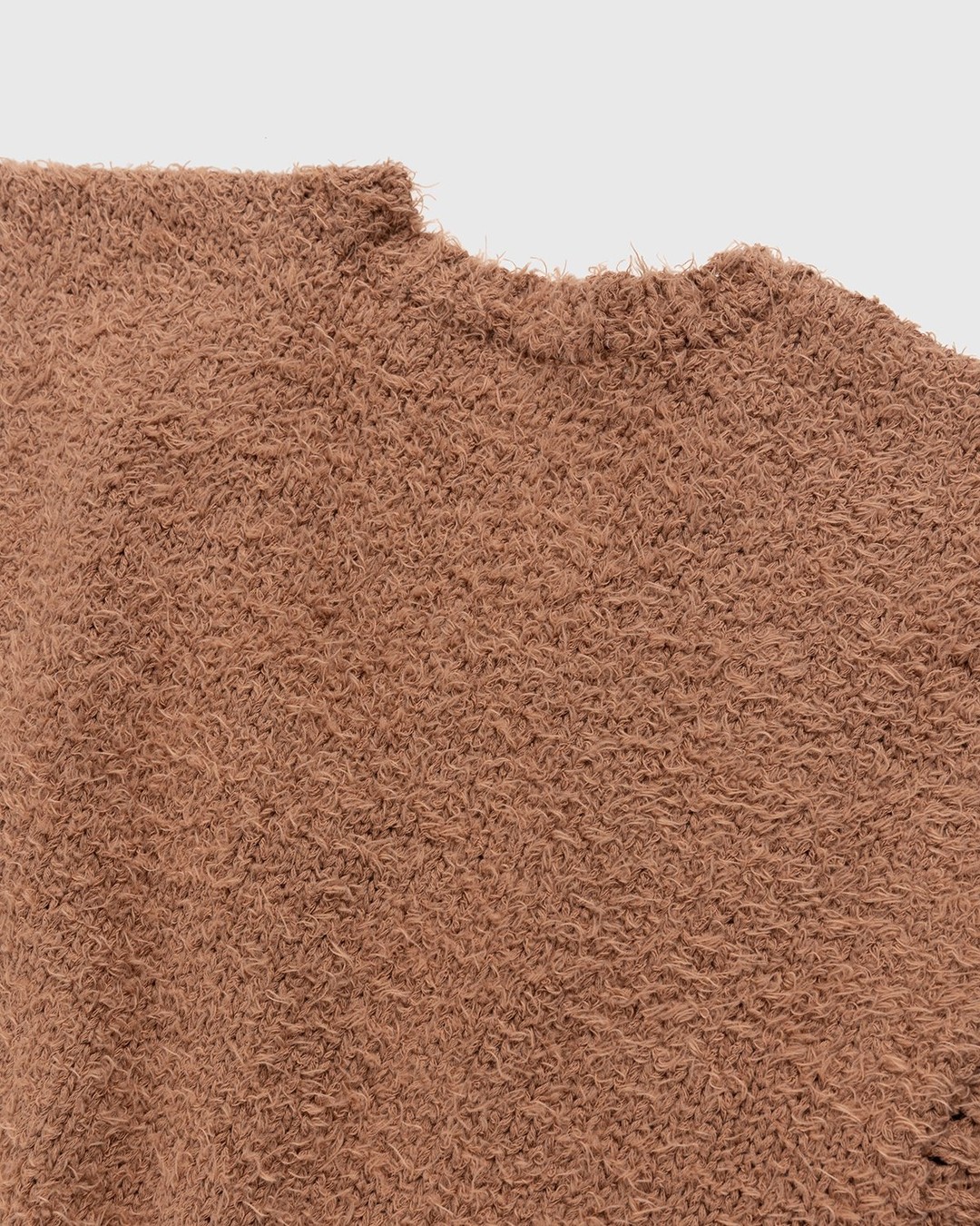 Our Legacy – Knitted Cotton Vest Caramel Cloudy - Knitwear - Beige - Image 4