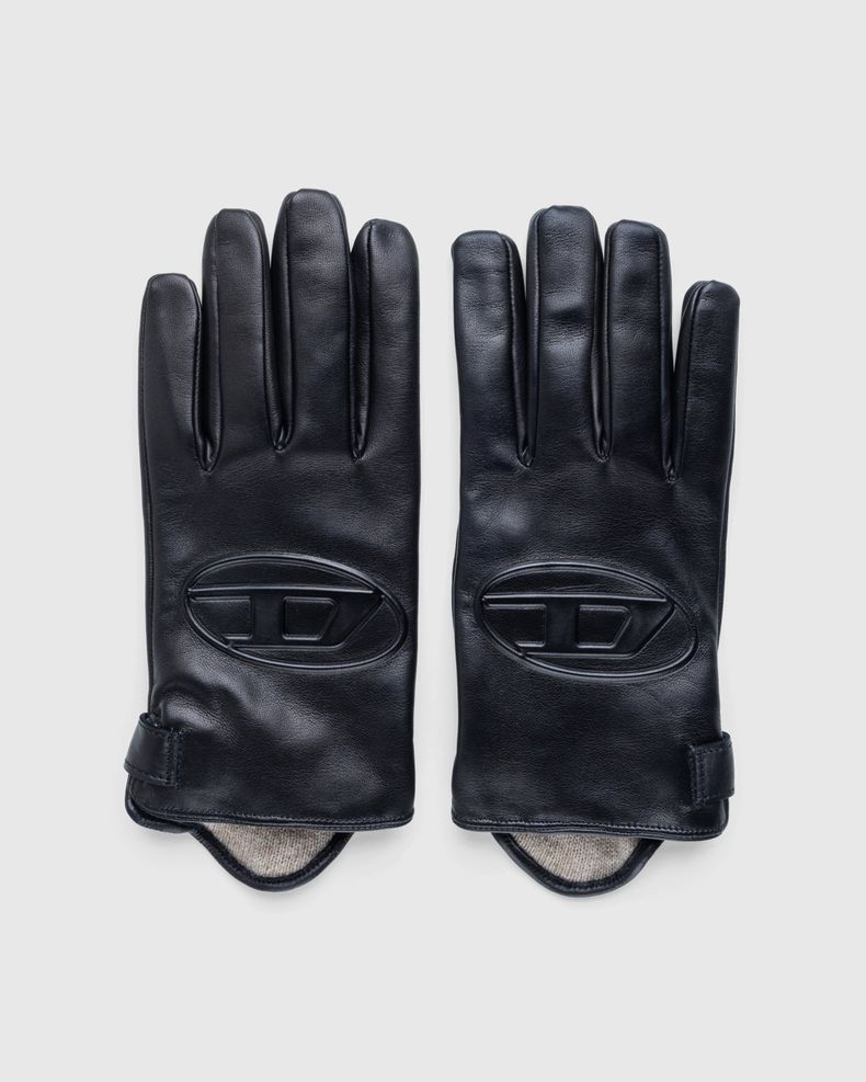 G-Reies Leather Gloves Black