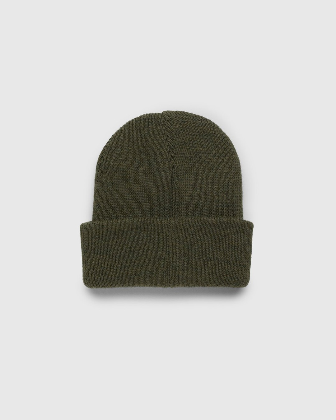 Highsnobiety – Watch Logo Staples Beanie Mulch - Hats - Beige - Image 2