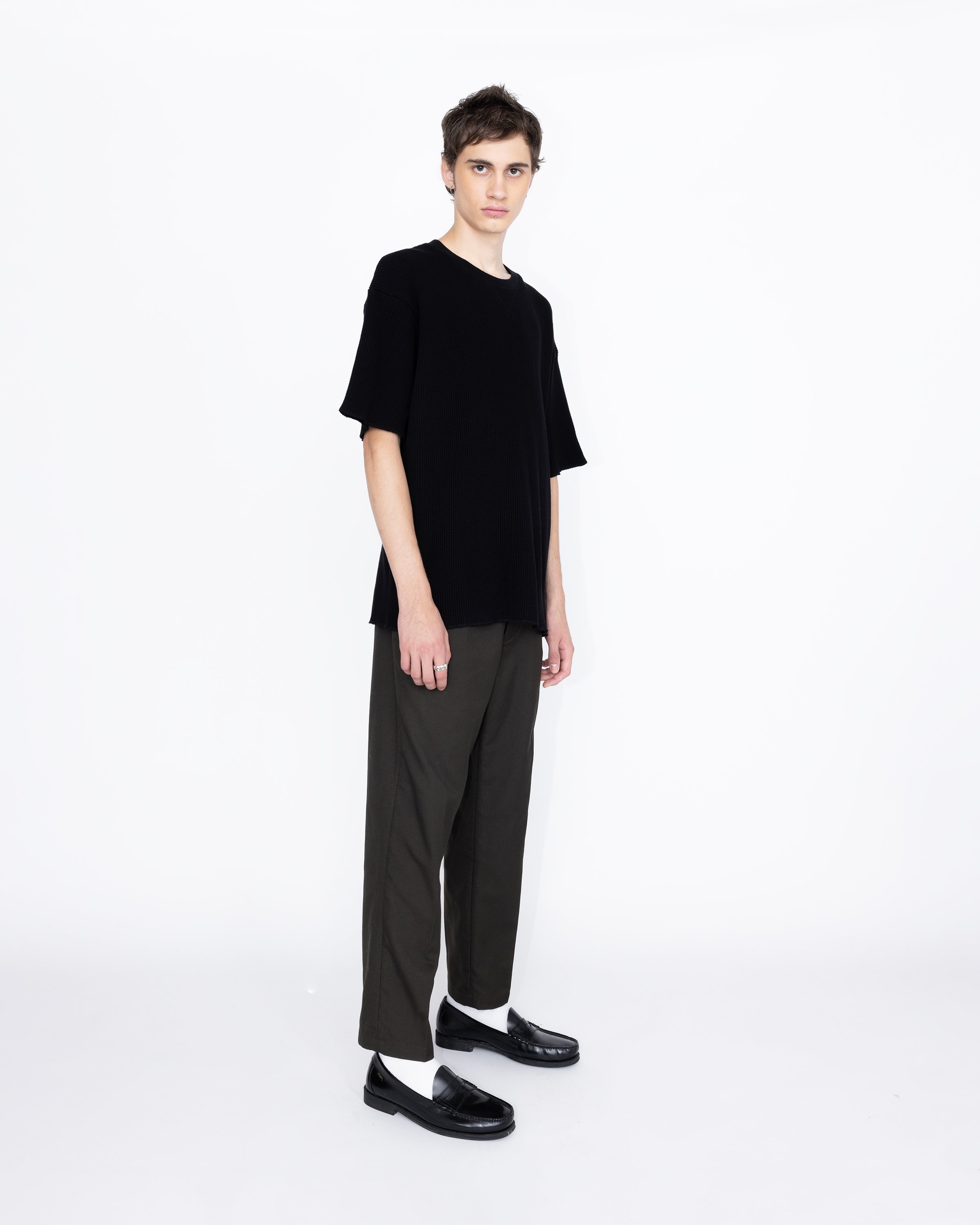 Highsnobiety HS05 – Thermal Short Sleeve Black - T-shirts - Black - Image 4