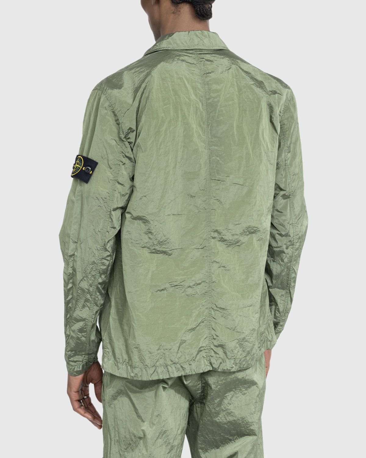 Stone Island – Overshirt Green 10919 - Shirts - Green - Image 3
