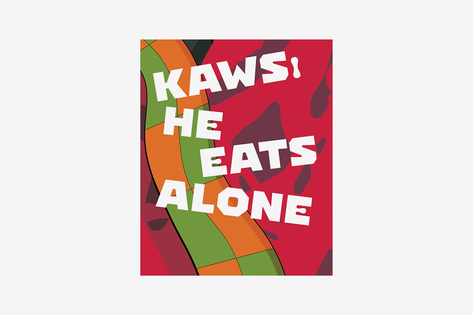 KAWS: He Eats Alone book